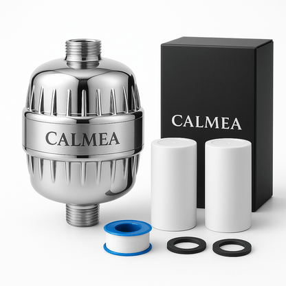 CALMEA™ – Filtre de Douche Anti-Calcaire Premium (SOLO)